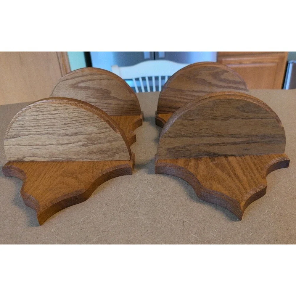 Vintage Set Of Large Oak Shelves 18